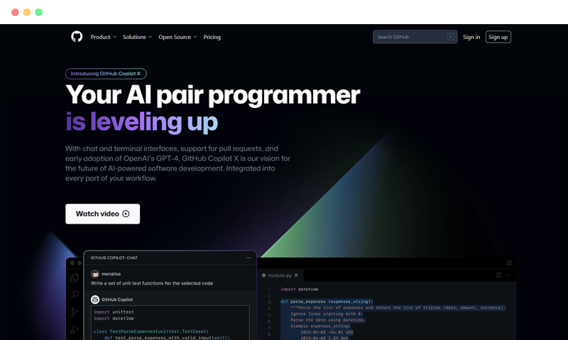 GitHub AI Copilot X