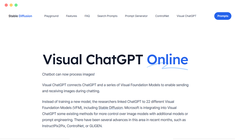 Visual ChatGPT Online