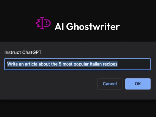 AI Ghostwriter