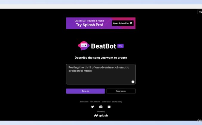 BeatBot：免费在线AI音乐创作工具