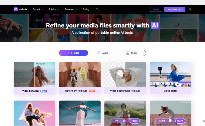 Media.io-一站式AI驱动的在线媒体处理工具