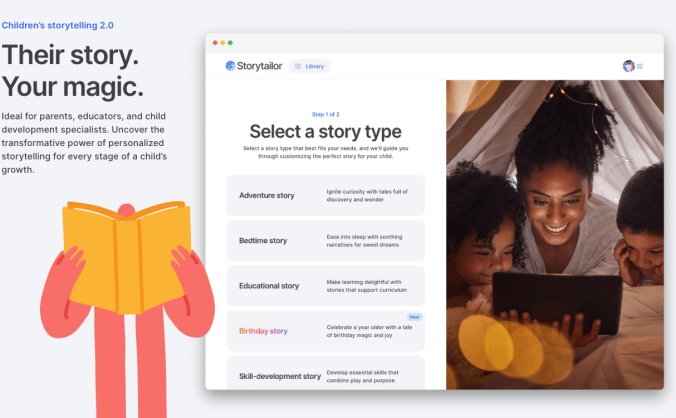 Storytailor.ai-人工智能驱动的故事生成平台