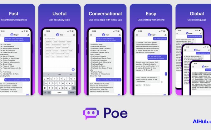 Poe-免费的AI聊天机器人全家桶
