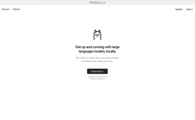 Ollama-支持本地运行Llama 2等大模型的工具