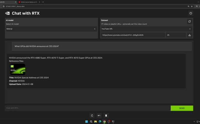 Chat with RTX-NVIDIA推出的本地AI聊天机器人