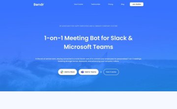 1-on-1 Meeting Bot for Slack & Microsoft Teams