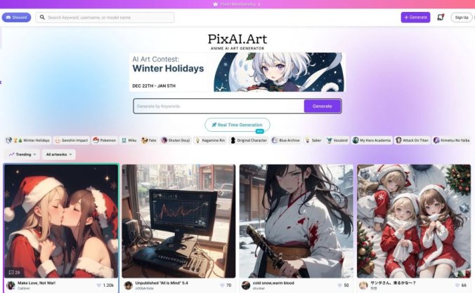 PixAI – AI Art Generator