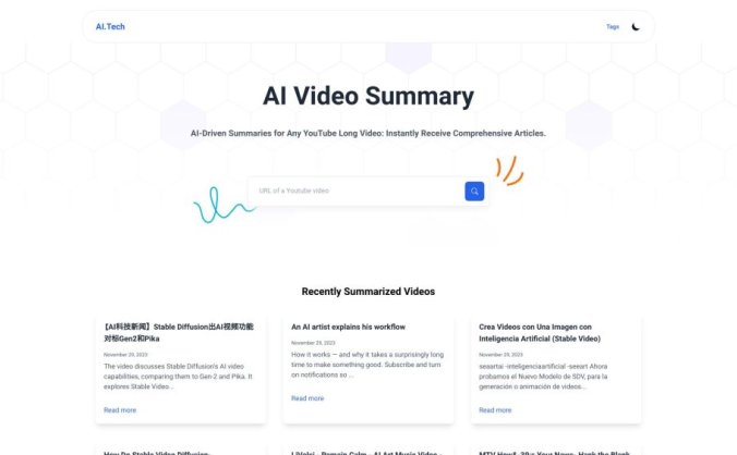 AI-Driven Summaries for Any YouTube Long Video