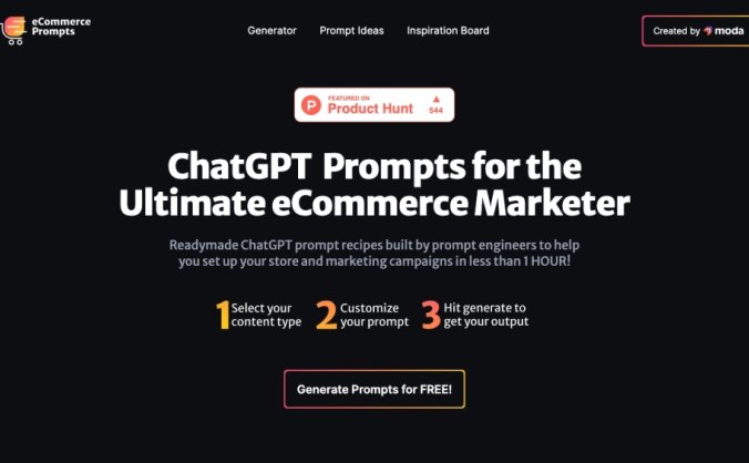 eCommerce ChatGPT提示