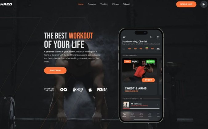 SHRED: Home & Gym Workouts App