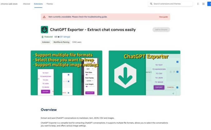 ChatGPT Exporter