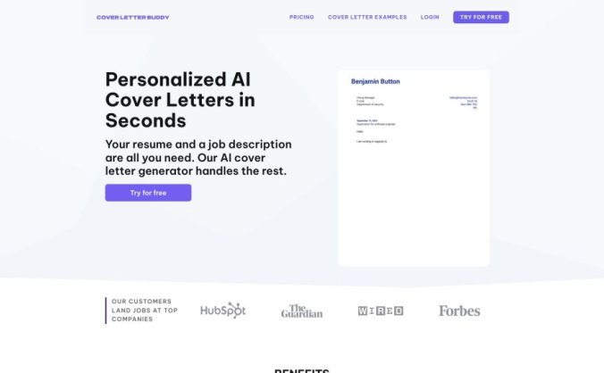 Free AI Cover Letter