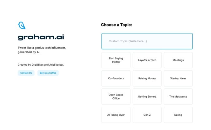 Graham.AI – 技术推文生成器