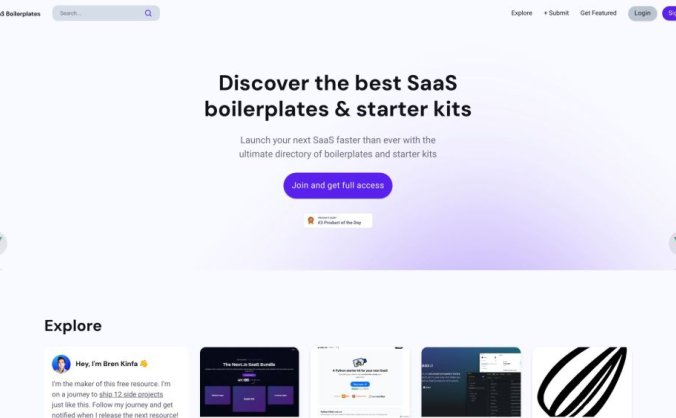 SaaS Boilerplates