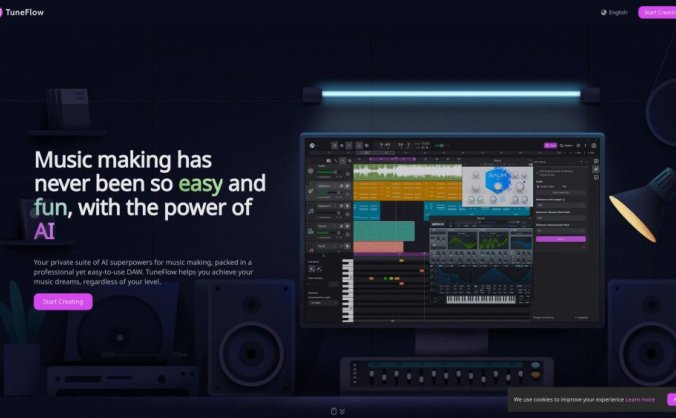 TuneFlow – 智能音乐创作平台，由人工智能驱动