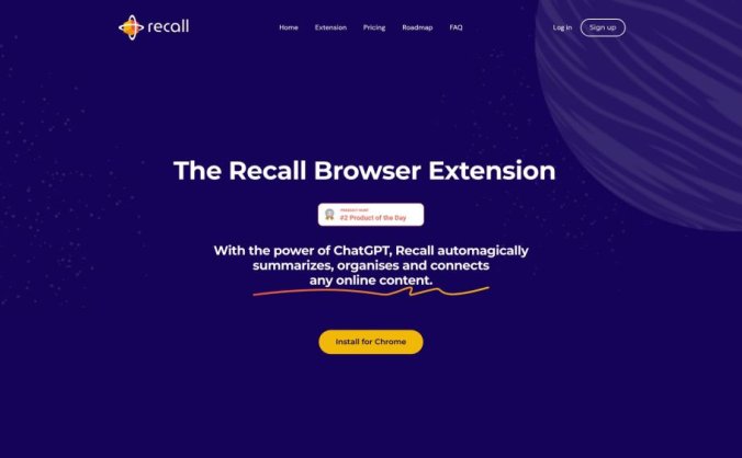 Recall – 您的AI驱动的知识库