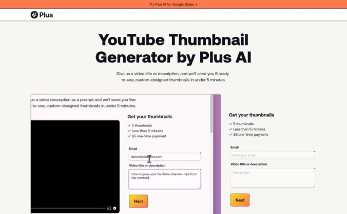 AI Youtube缩略图生成器