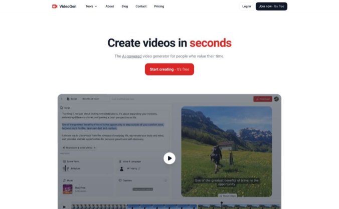 VideoGen – AI Video Generator