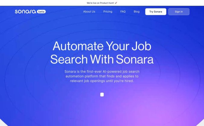Sonara：AI驱动的自动化工作搜索和申请